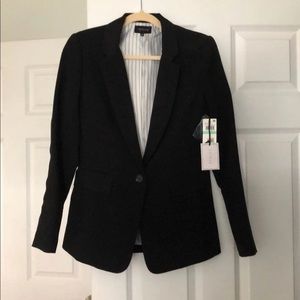 NWT 1. STATE One-Button Stretch Crepe Blazer